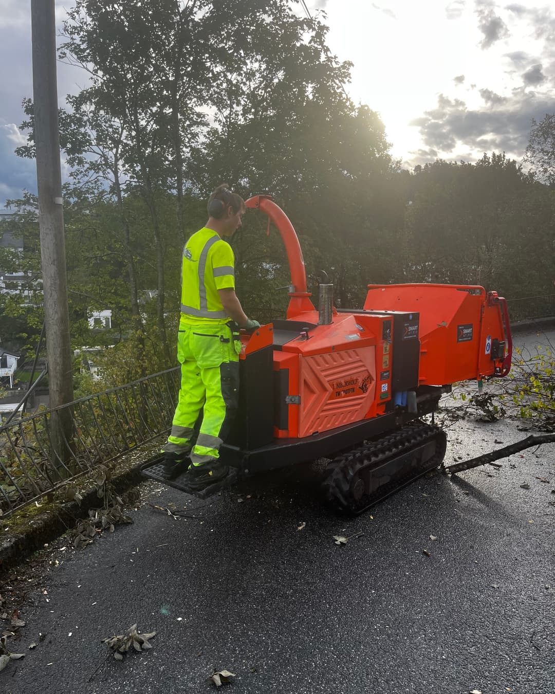 Høytrykksspyling av uteområder i Bergen